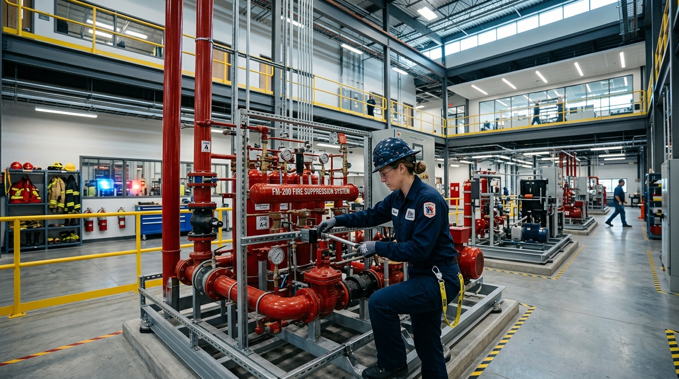 Recarga e manutenção em oficina técnica